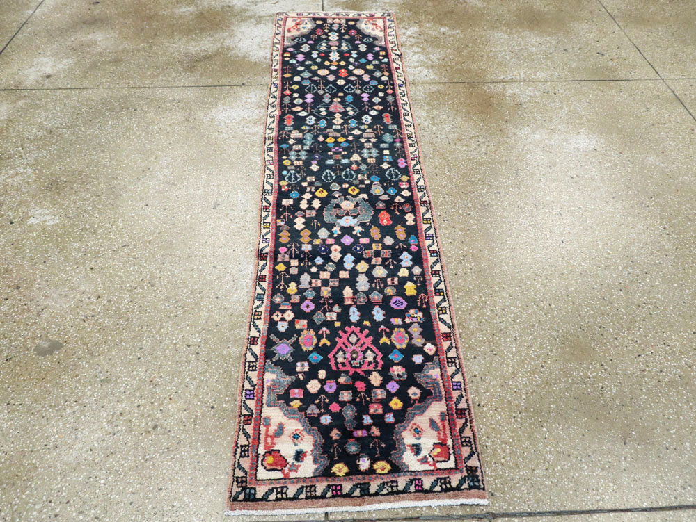 Vintage Persian Malayer Runner, No.26311 - Staging