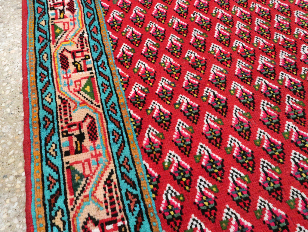 Vintage Persian Hamadan Rug, No.26331 - Staging
