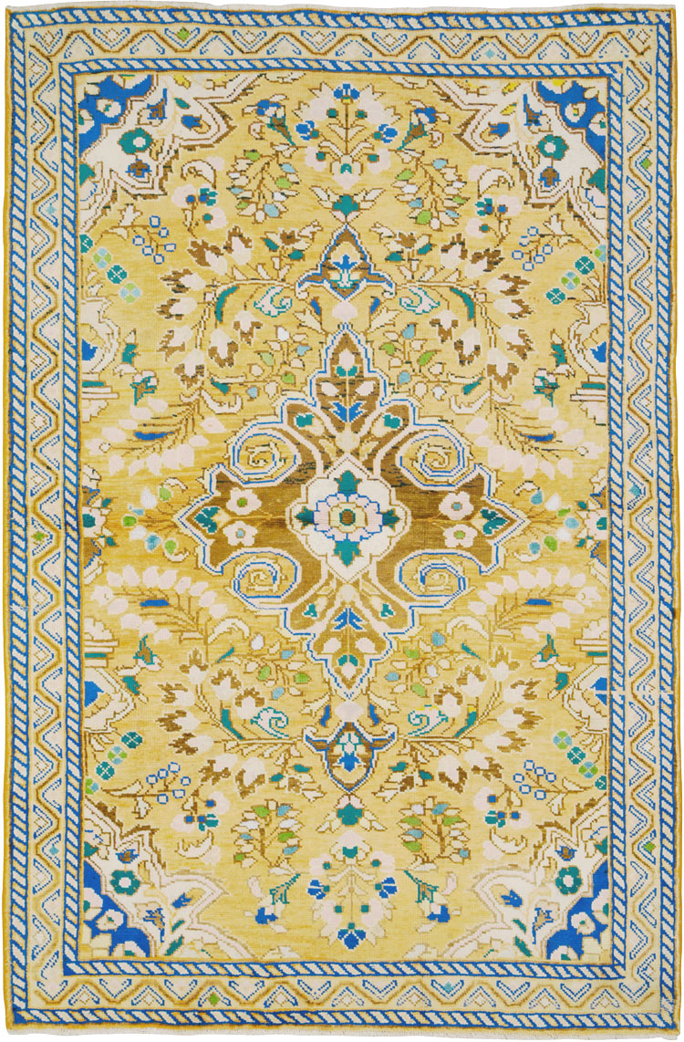 Vintage Persian Hamadan Rug, No.26335 - Staging