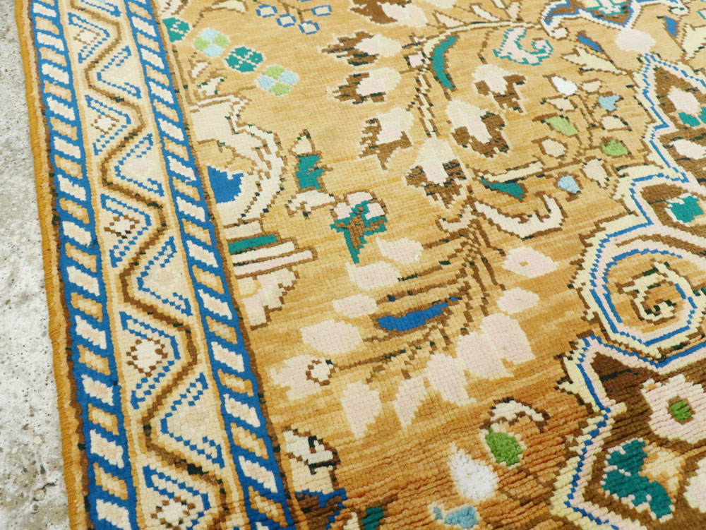 Vintage Persian Hamadan Rug, No.26335 - Staging