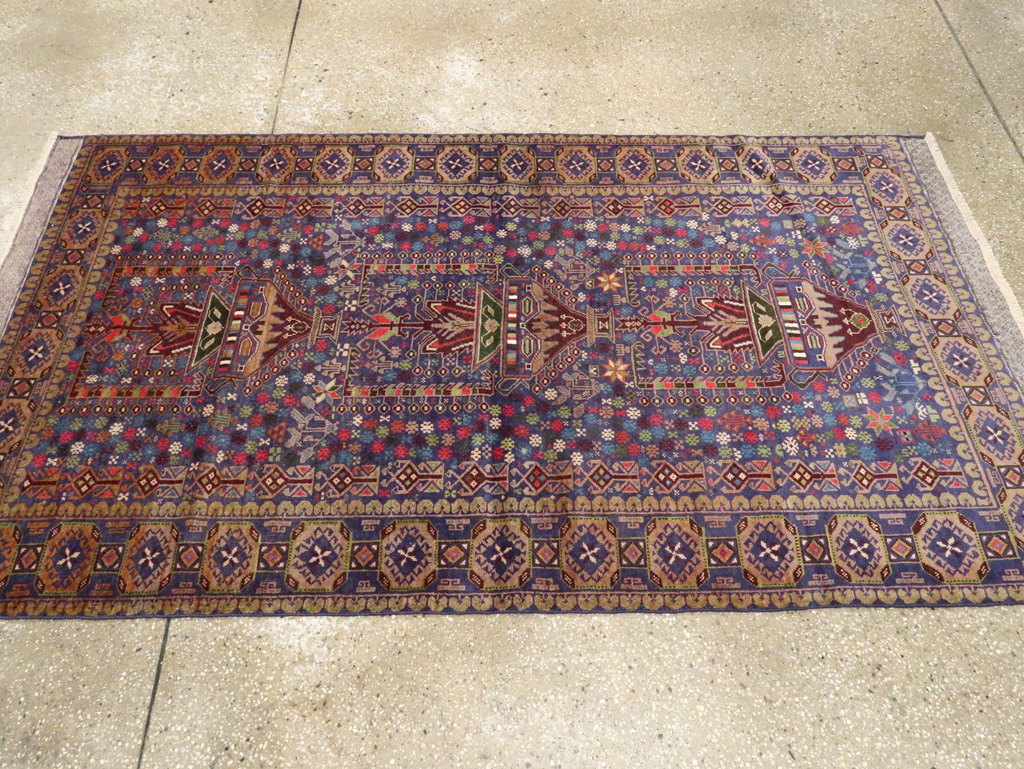 Vintage Persian Baluch Rug, No.26336 - Staging