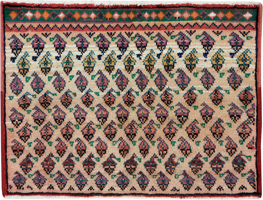 Vintage Persian Malayer Rug, No.26337 - Staging