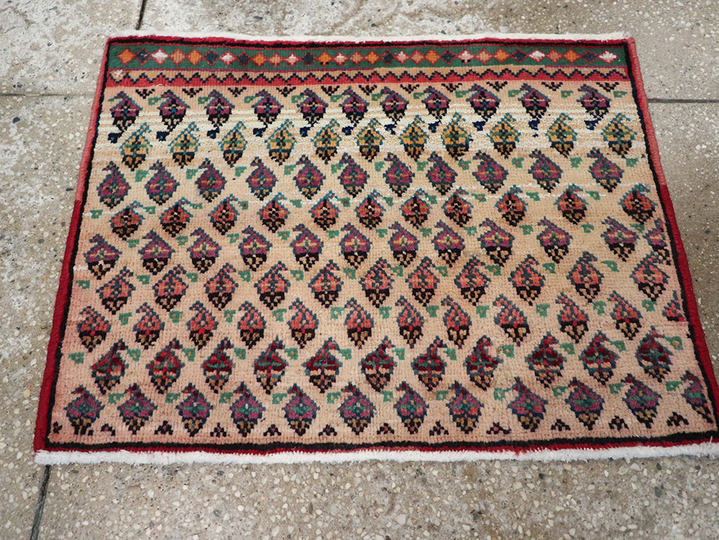 Vintage Persian Malayer Rug, No.26337 - Staging