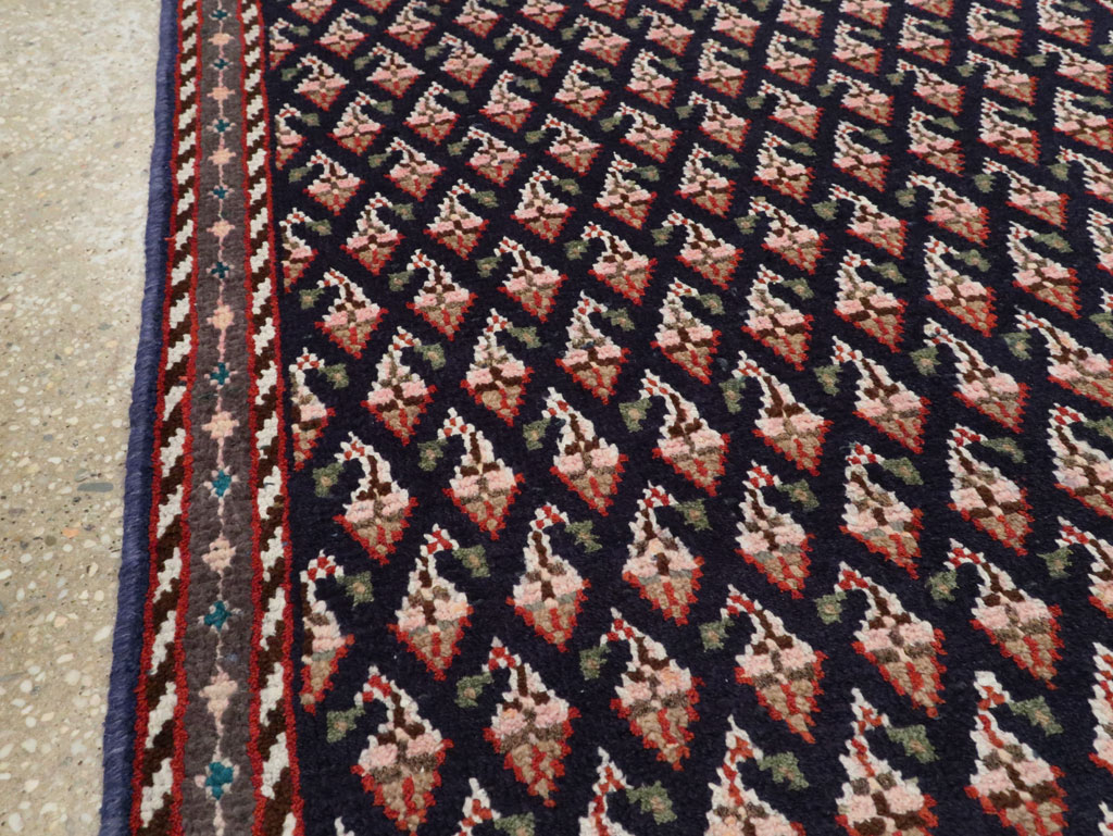 Vintage Persian Hamadan Rug, No.26341 - Staging