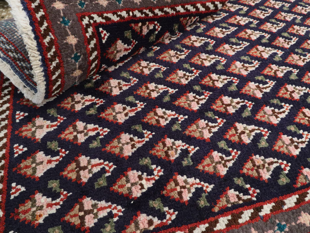 Vintage Persian Hamadan Rug, No.26341 - Staging