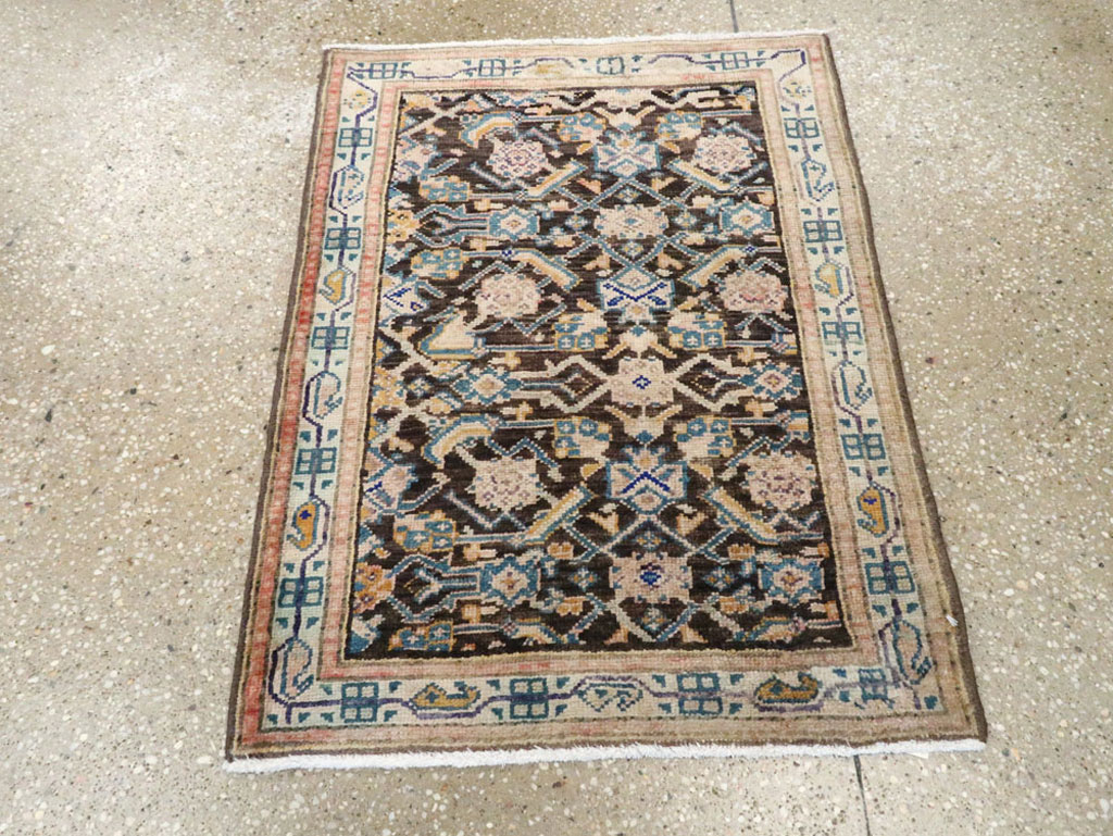 Vintage Persian Tabriz Rug, No.26346 - Staging
