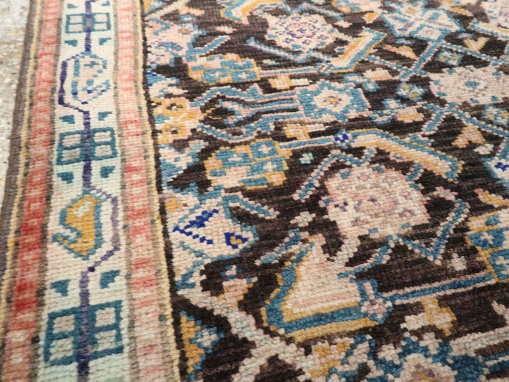 Vintage Persian Tabriz Rug, No.26346 - Staging