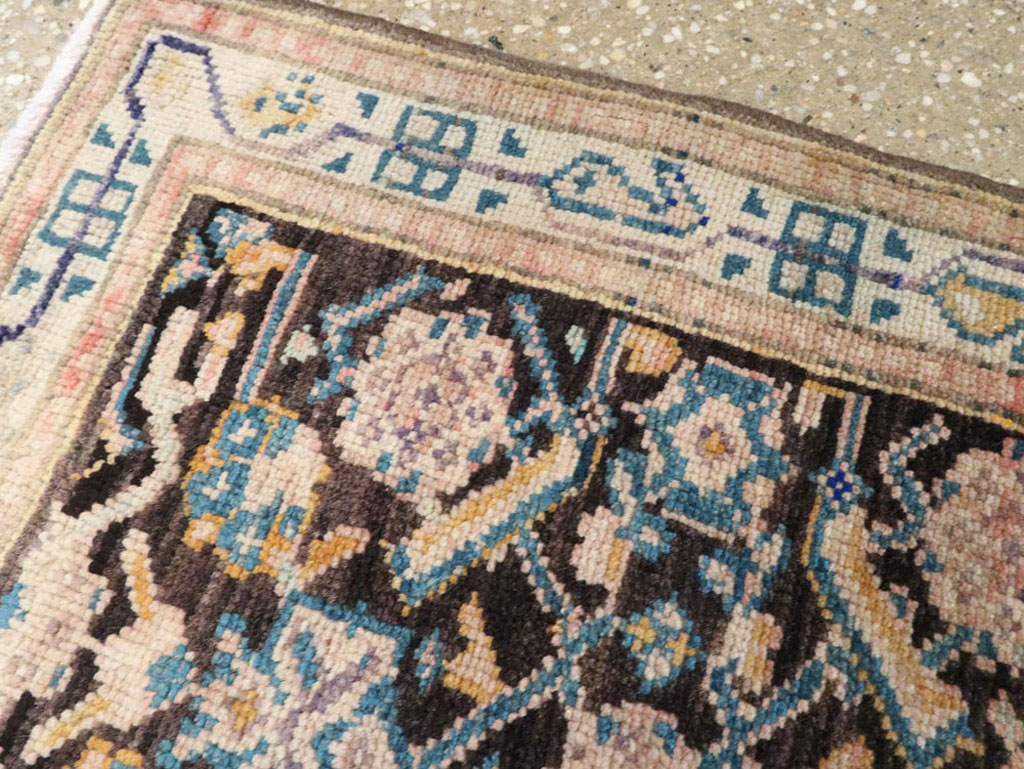 Vintage Persian Tabriz Rug, No.26346 - Staging