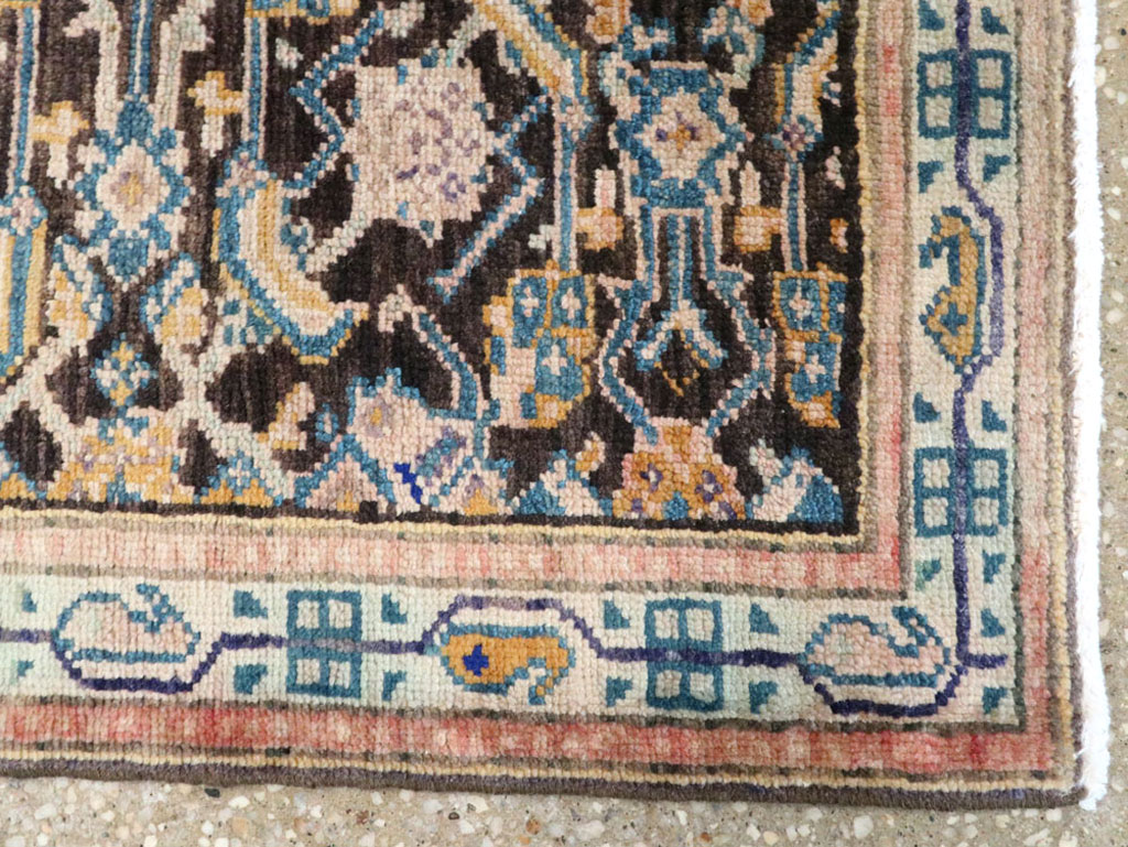 Vintage Persian Tabriz Rug, No.26346 - Staging