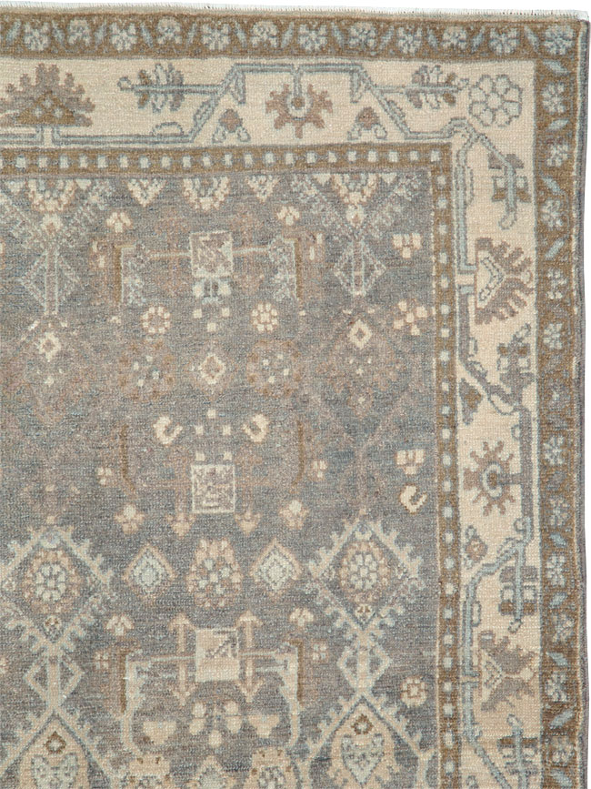 Vintage Persian Malayer Rug, No.26351 - Staging