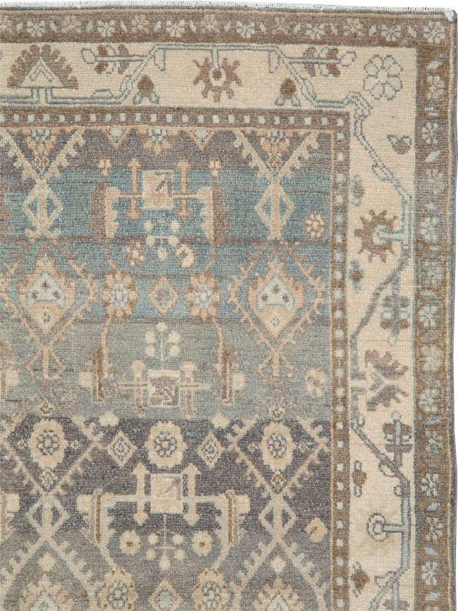 Vintage Persian Malayer Rug, No.26351 - Staging