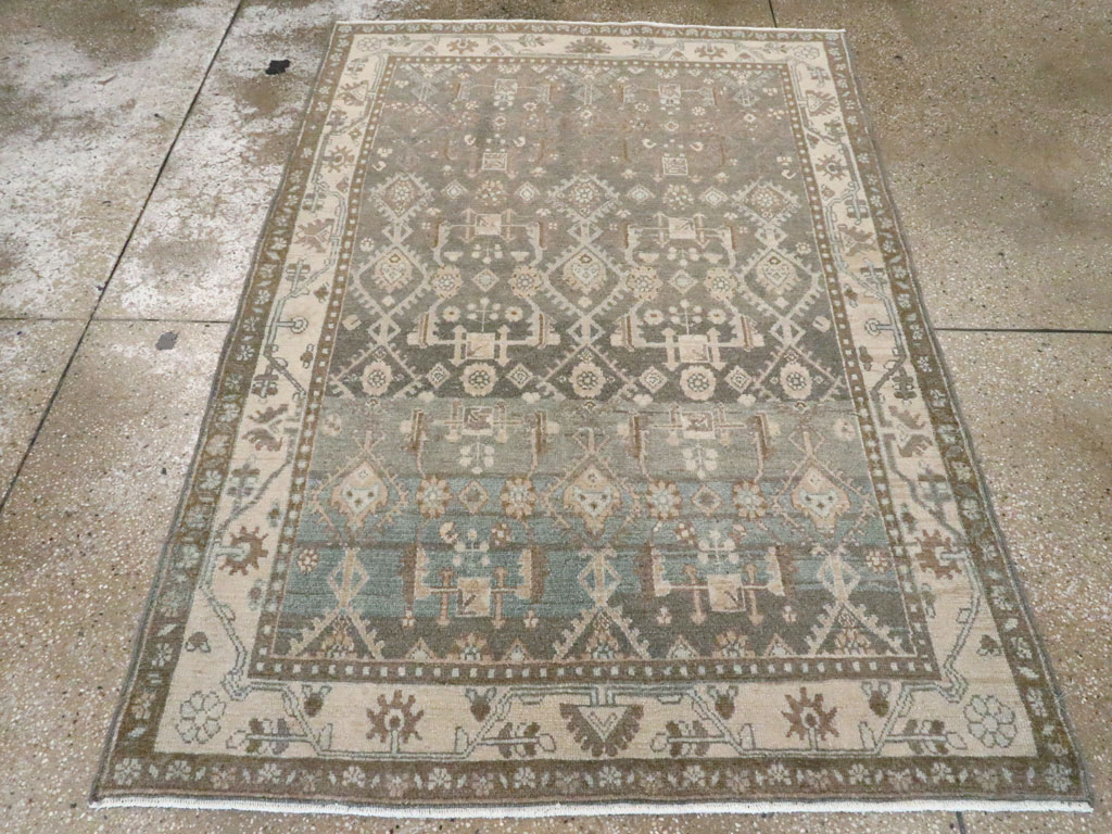 Vintage Persian Malayer Rug, No.26351 - Staging