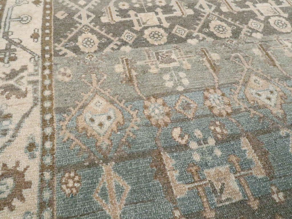 Vintage Persian Malayer Rug, No.26351 - Staging