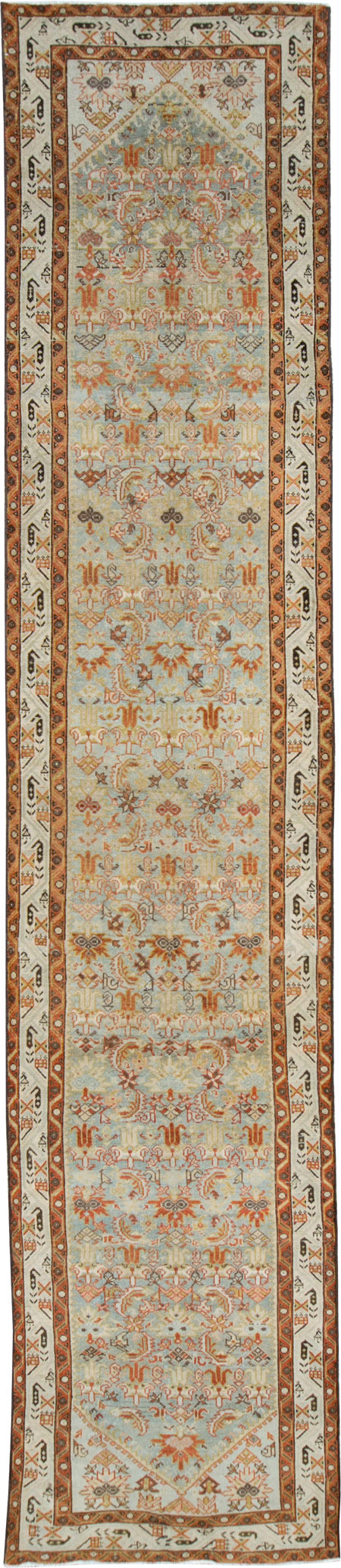 Vintage Persian Malayer Long Runner, No.26353 - Staging