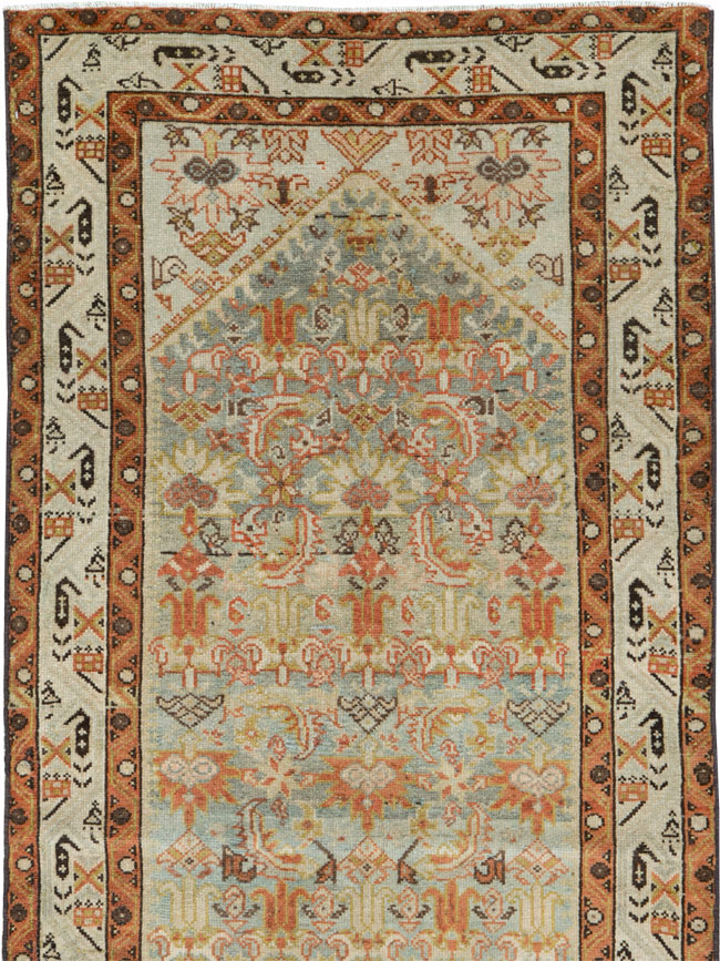 Vintage Persian Malayer Long Runner, No.26353 - Staging