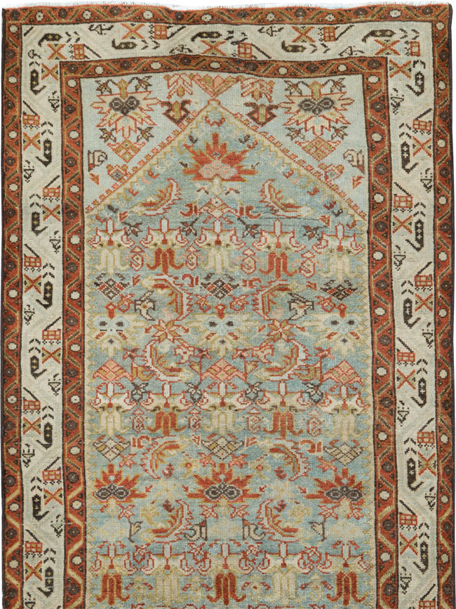 Vintage Persian Malayer Long Runner, No.26353 - Staging