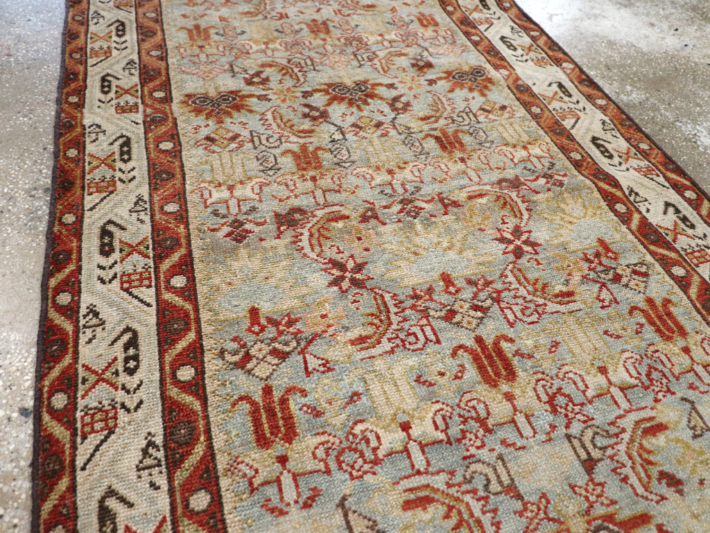 Vintage Persian Malayer Long Runner, No.26353 - Staging