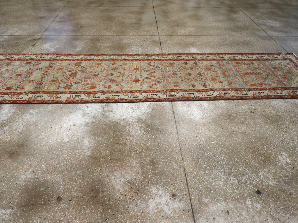 Vintage Persian Malayer Long Runner, No.26353 - Staging