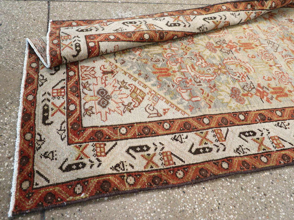 Vintage Persian Malayer Long Runner, No.26353 - Staging