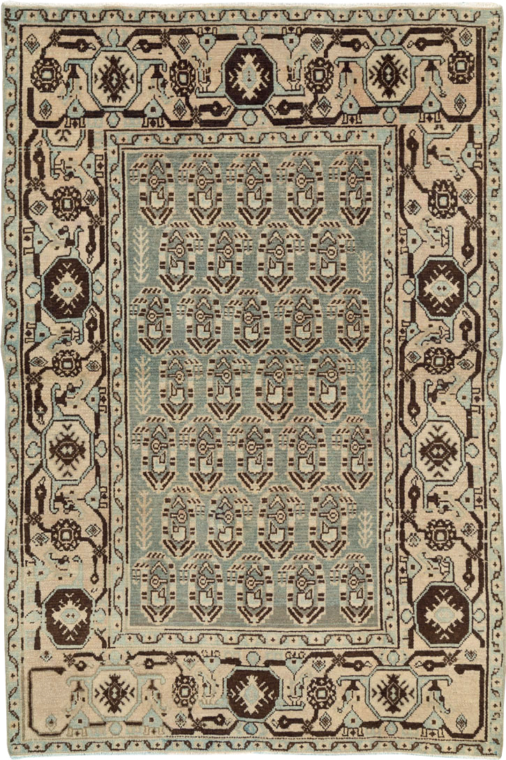 Vintage Persian Malayer Rug, No.26354 - Staging