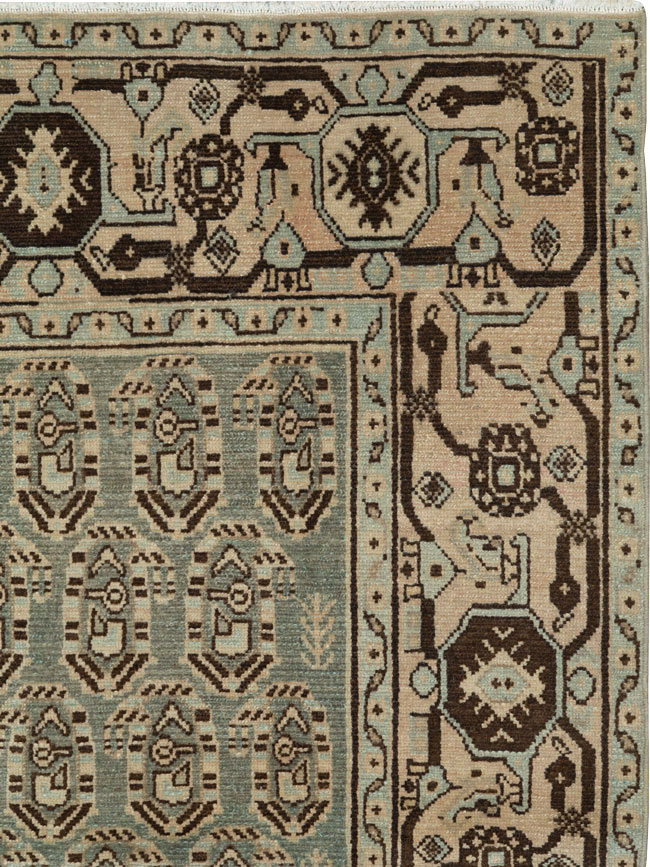 Vintage Persian Malayer Rug, No.26354 - Staging
