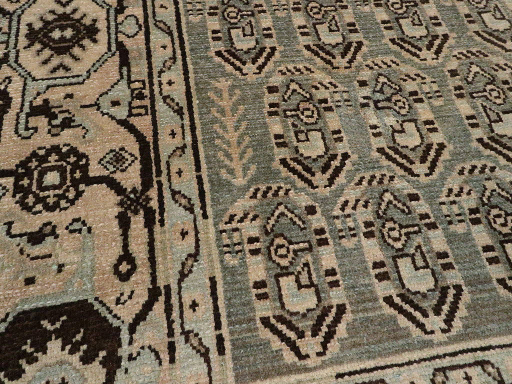 Vintage Persian Malayer Rug, No.26354 - Staging