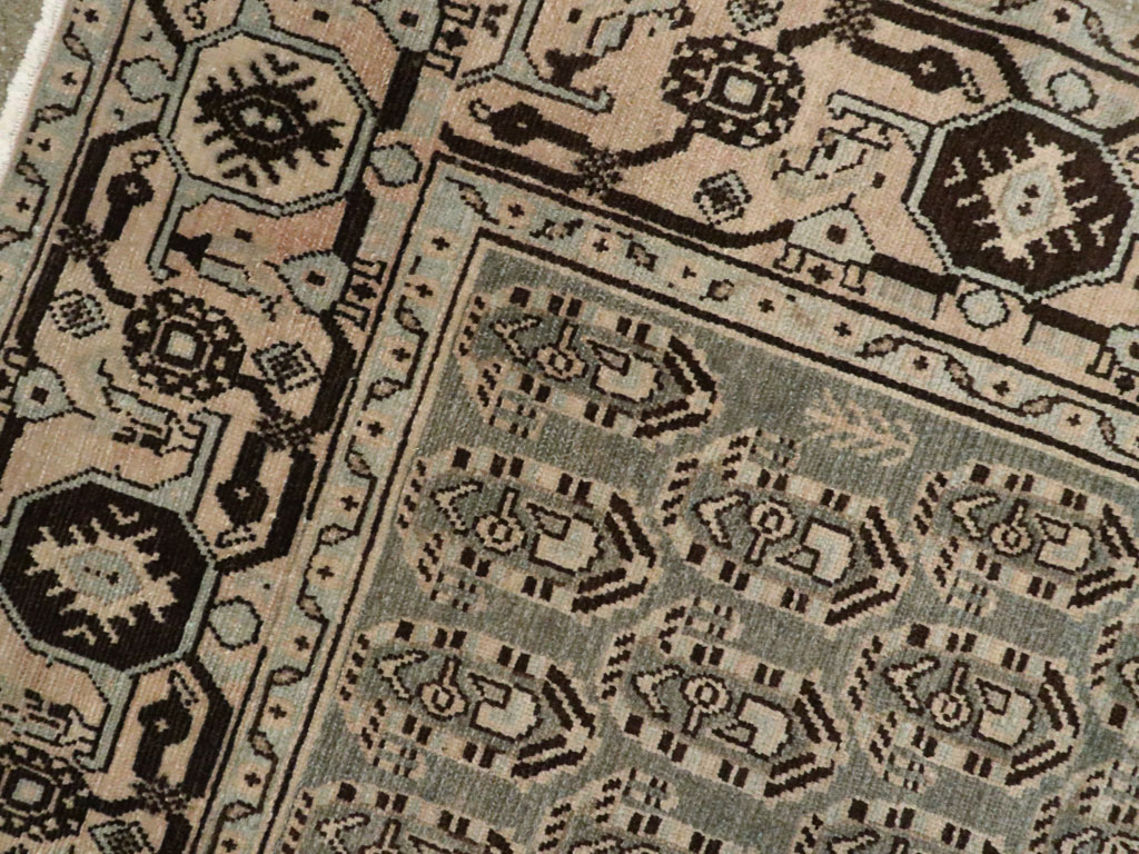 Vintage Persian Malayer Rug, No.26354 - Staging