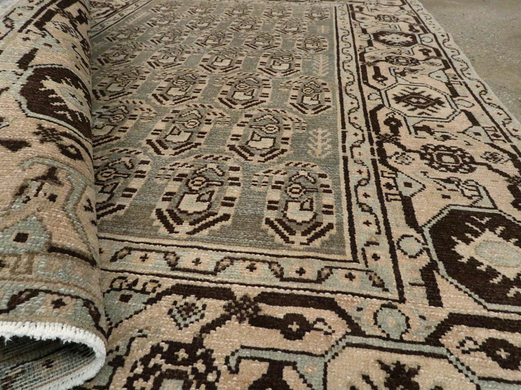 Vintage Persian Malayer Rug, No.26354 - Staging