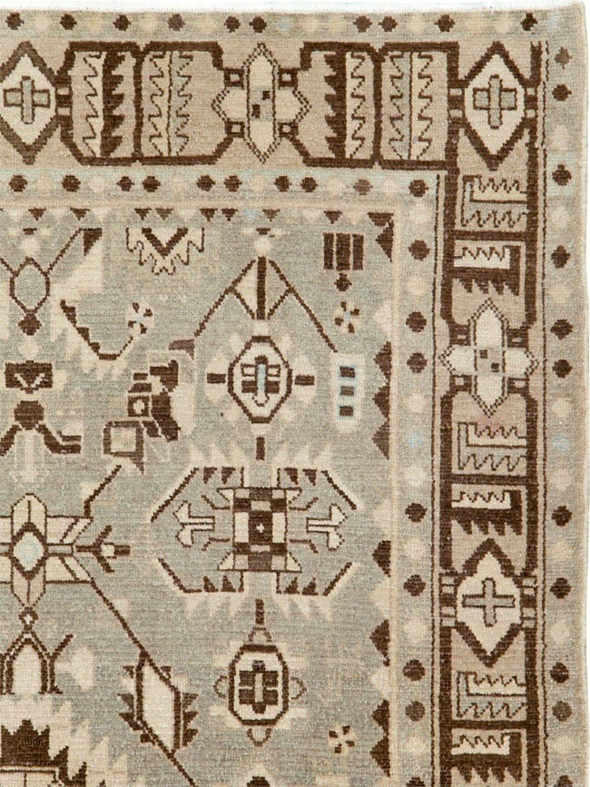 Vintage Persian Malayer Rug, No.26357 - Staging