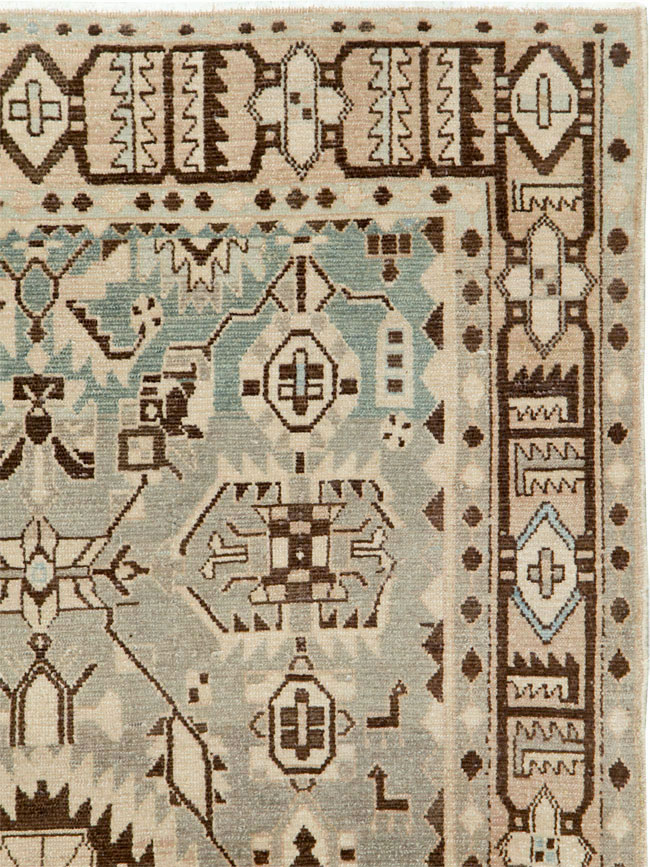 Vintage Persian Malayer Rug, No.26357 - Staging