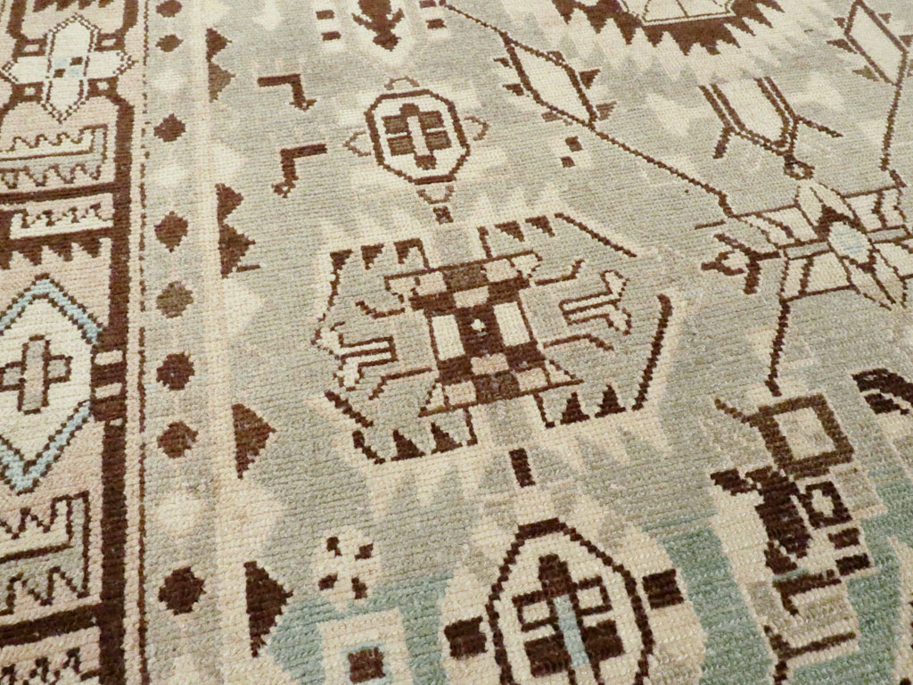 Vintage Persian Malayer Rug, No.26357 - Staging