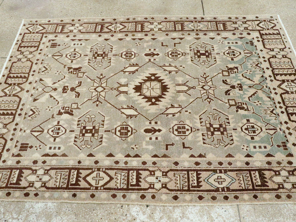 Vintage Persian Malayer Rug, No.26357 - Staging