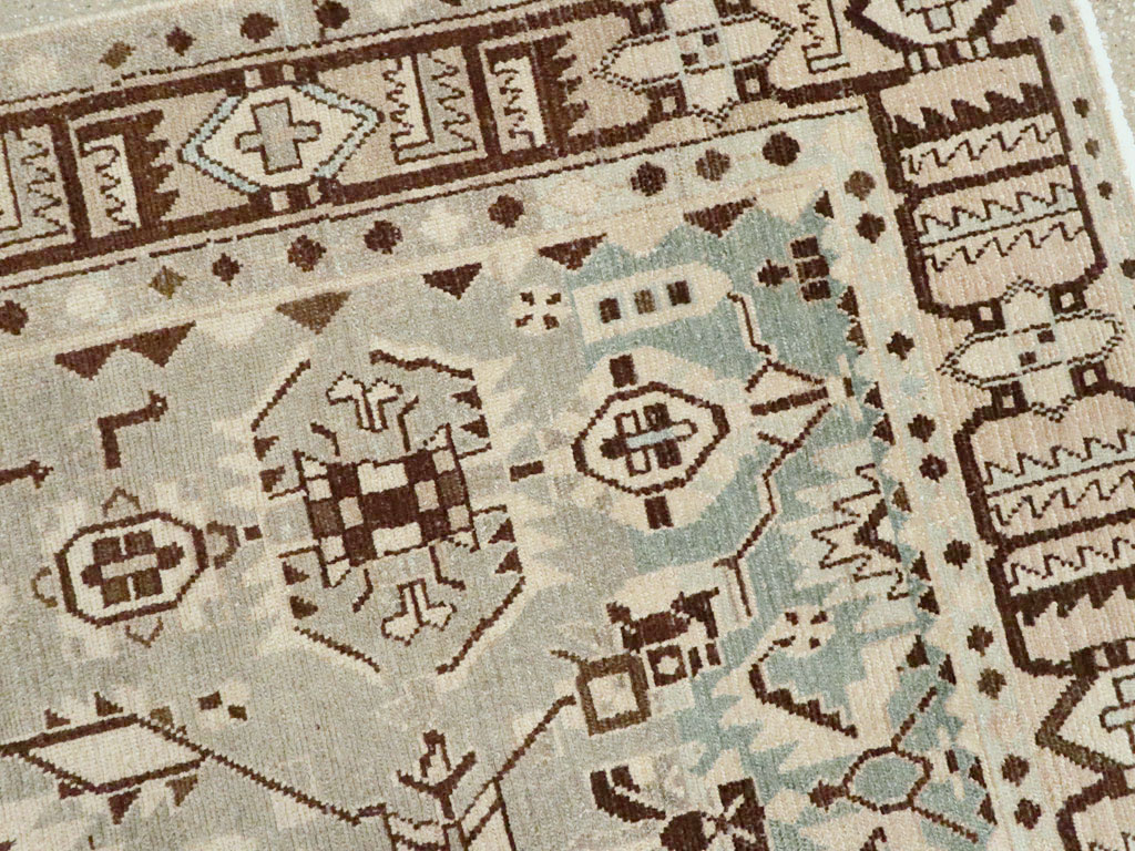 Vintage Persian Malayer Rug, No.26357 - Staging