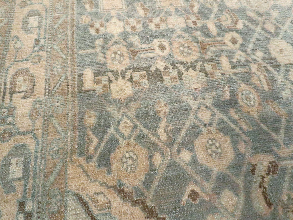 Vintage Persian Malayer Accent Rug, No.26358 - Staging