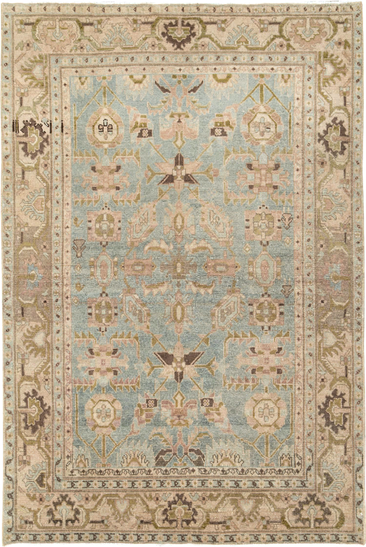 Vintage Persian Malayer Rug, No.26359 - Staging