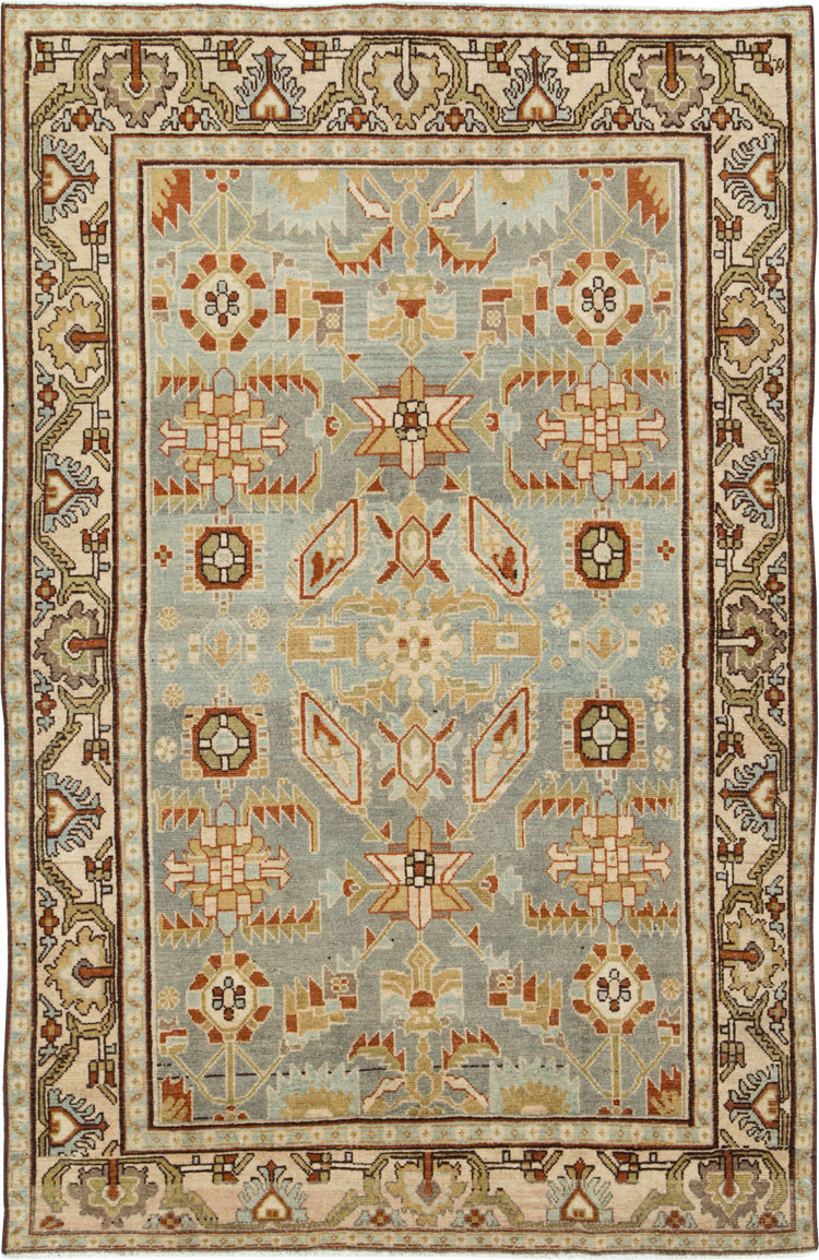 Vintage Persian Malayer Rug, No.26360 - Staging