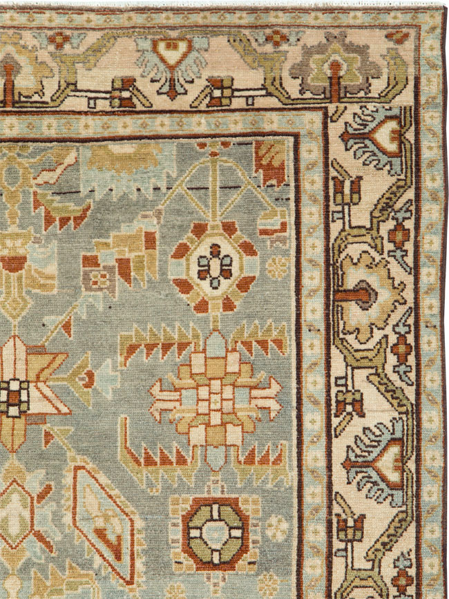 Vintage Persian Malayer Rug, No.26360 - Staging