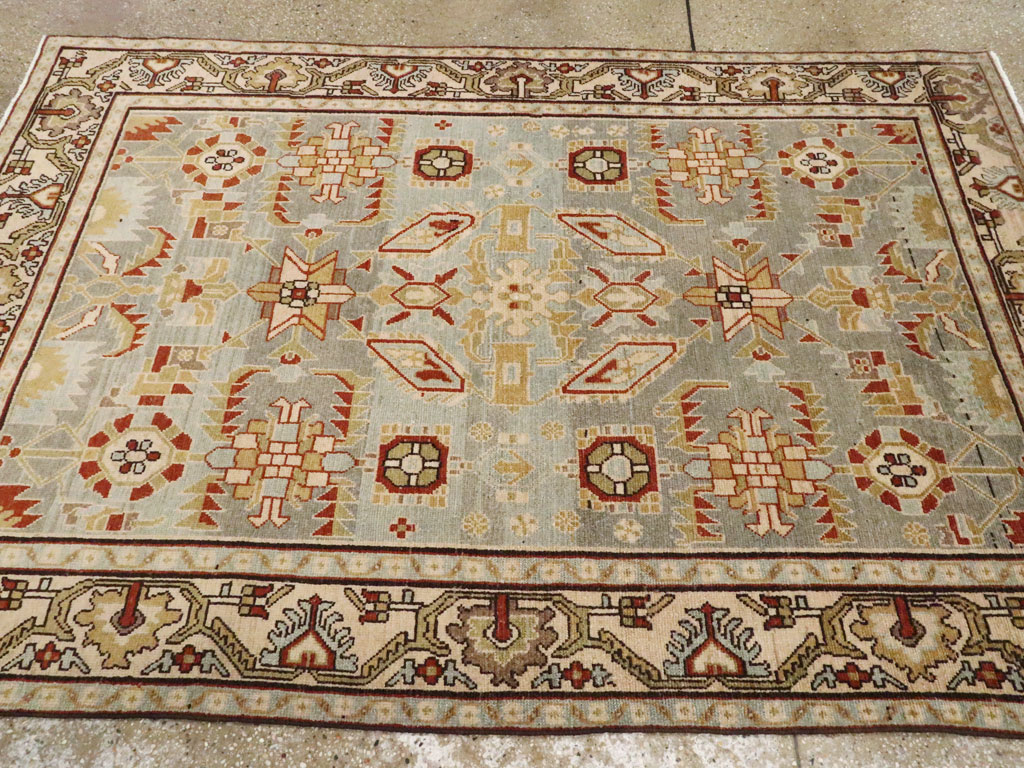 Vintage Persian Malayer Rug, No.26360 - Staging
