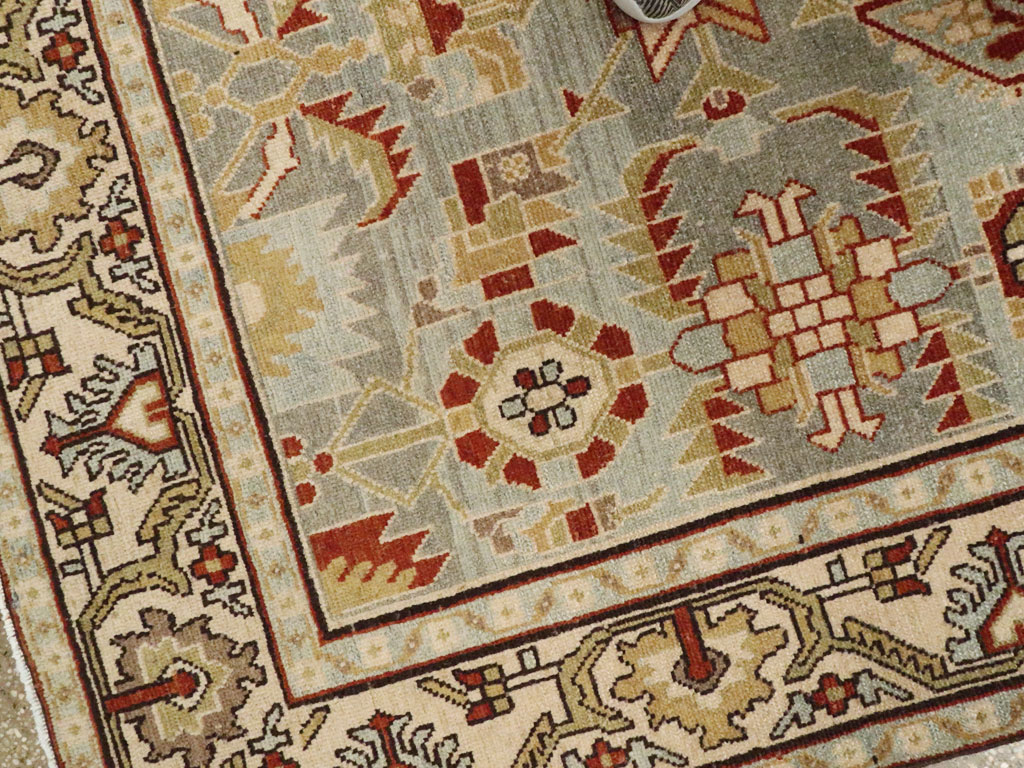 Vintage Persian Malayer Rug, No.26360 - Staging