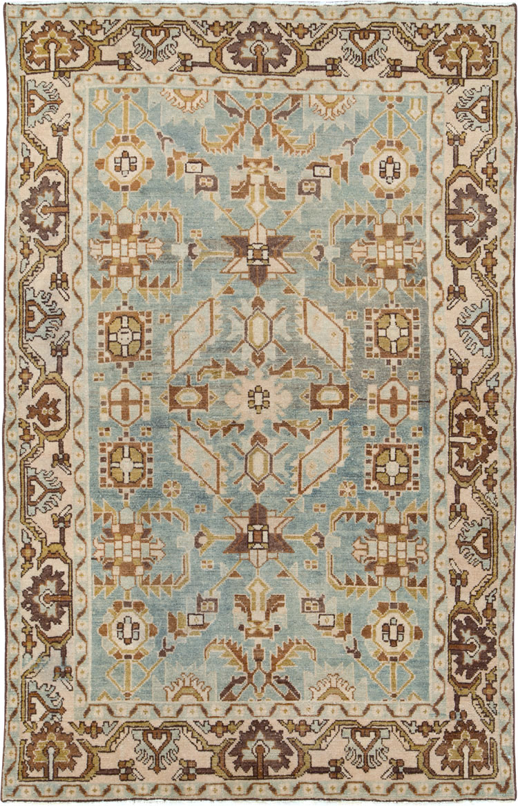 Vintage Persian Malayer Rug, No.26361 - Staging