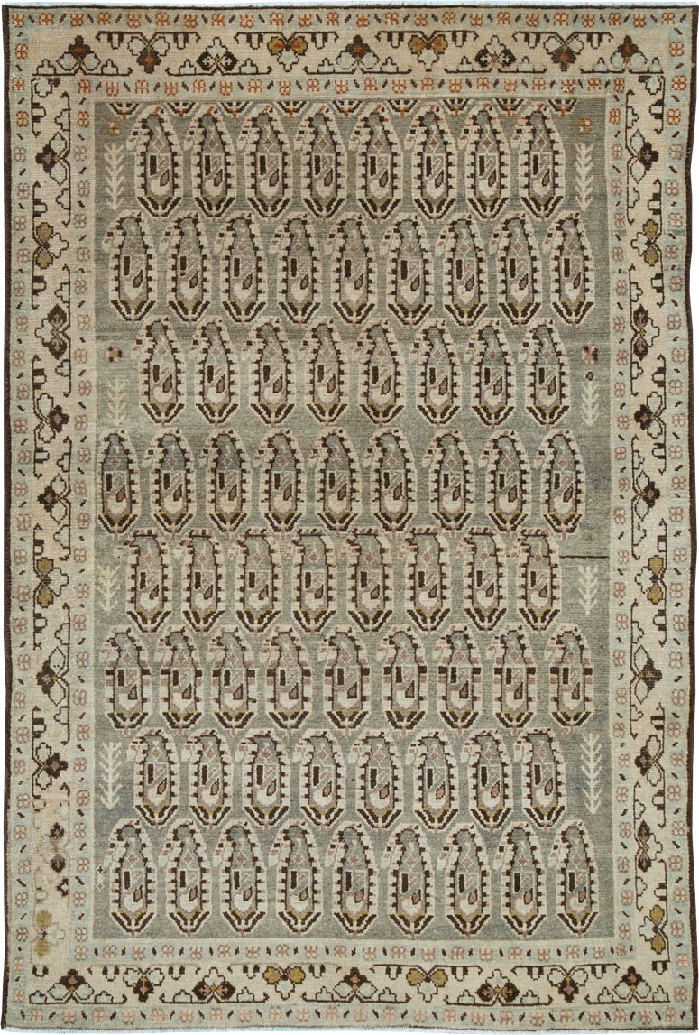 Vintage Persian Malayer Rug, No.26363 - Staging