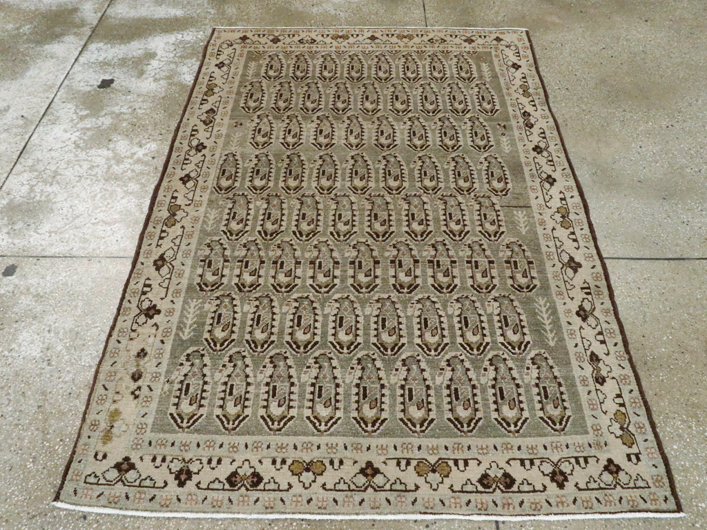 Vintage Persian Malayer Rug, No.26363 - Staging
