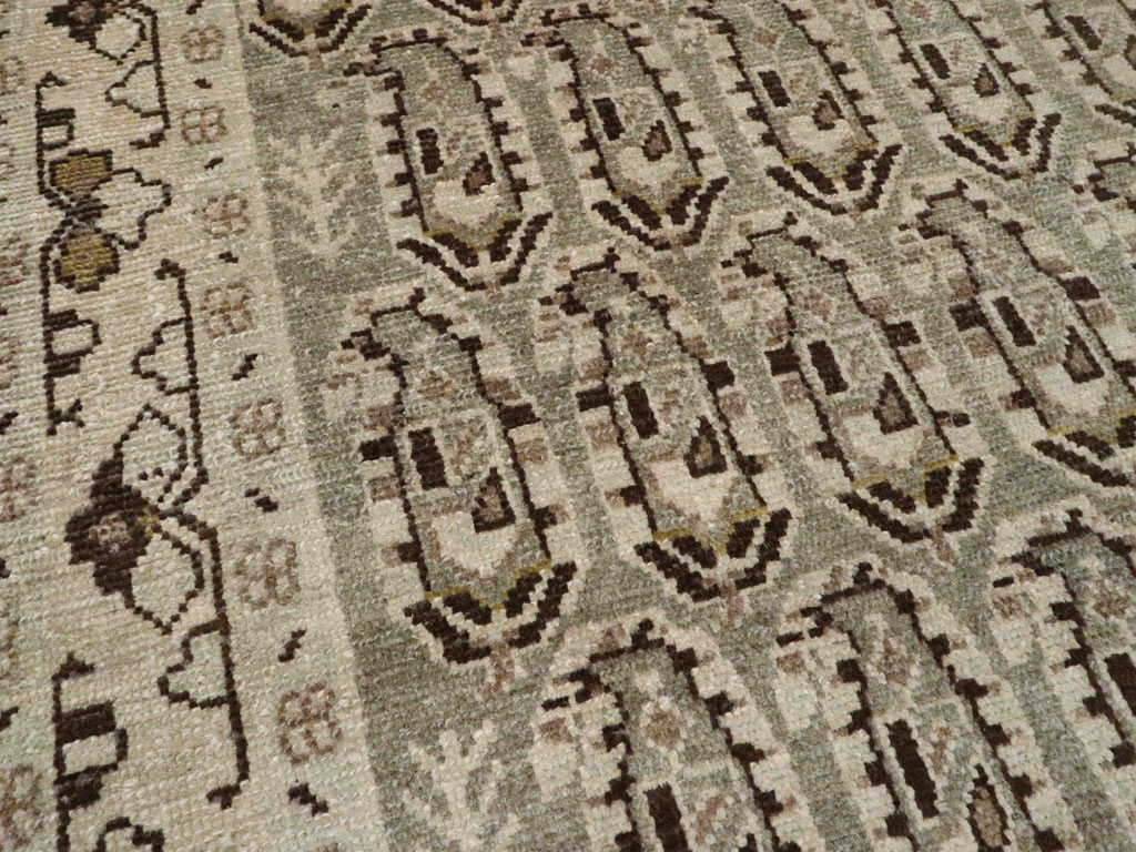 Vintage Persian Malayer Rug, No.26363 - Staging