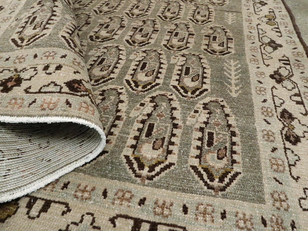 Vintage Persian Malayer Rug, No.26363 - Staging