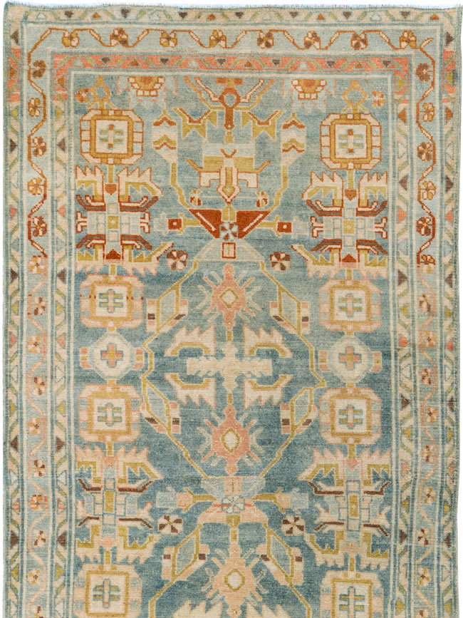 Antique Persian Malayer Runner, No.26367 - Staging