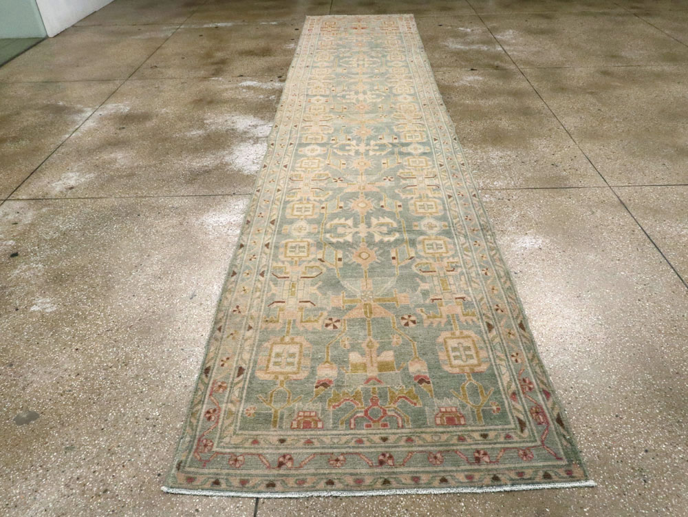 Antique Persian Malayer Runner, No.26367 - Staging