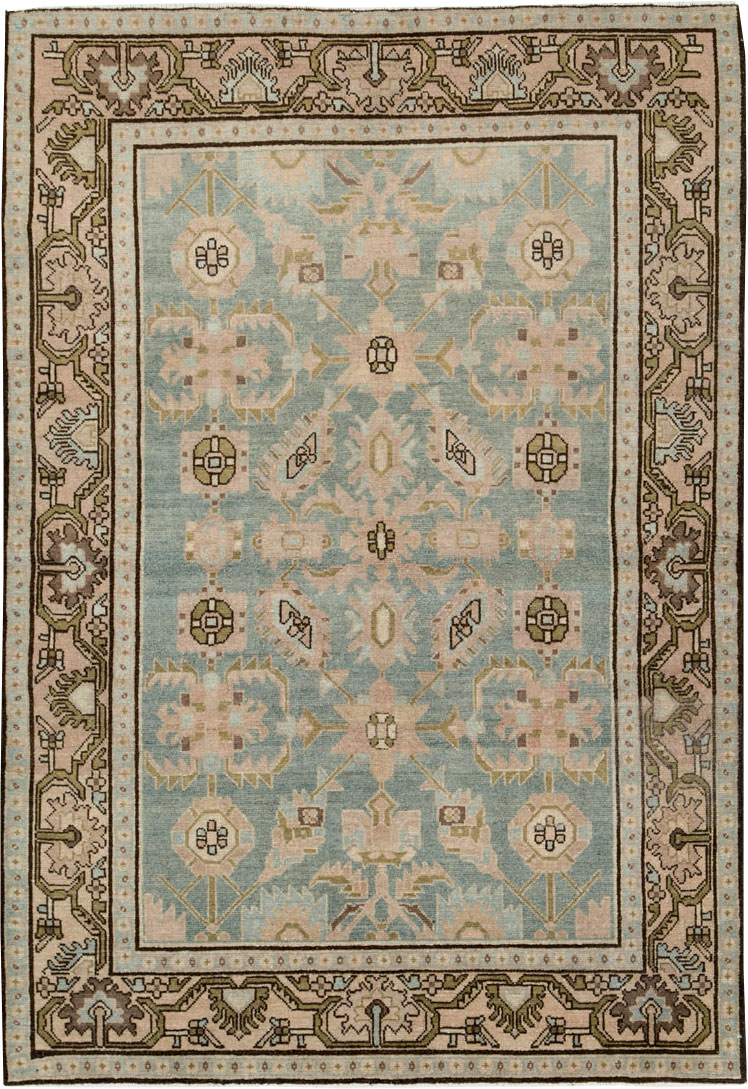 Vintage Persian Malayer Rug, No.26370 - Staging