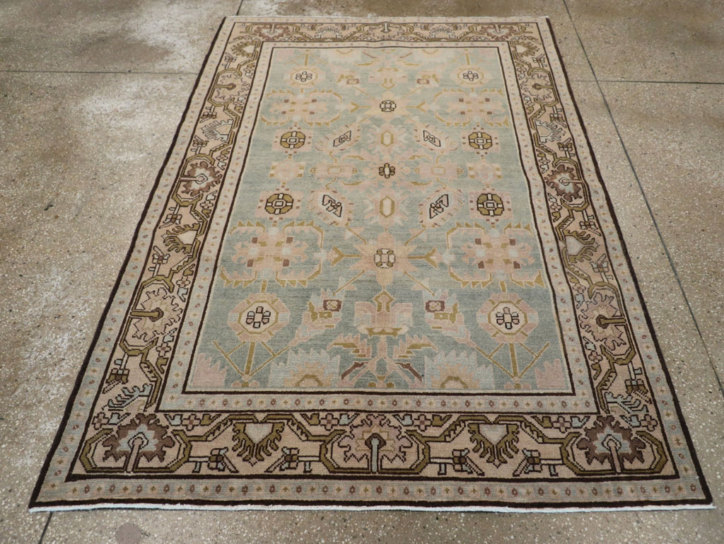 Vintage Persian Malayer Rug, No.26370 - Staging