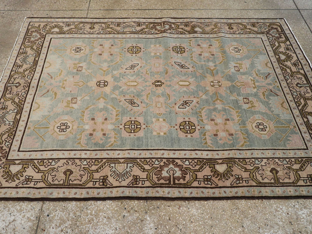 Vintage Persian Malayer Rug, No.26370 - Staging