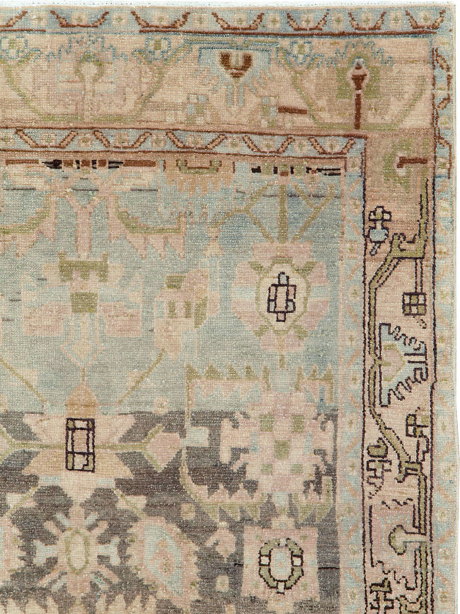 Vintage Persian Malayer Rug, No.26372 - Staging